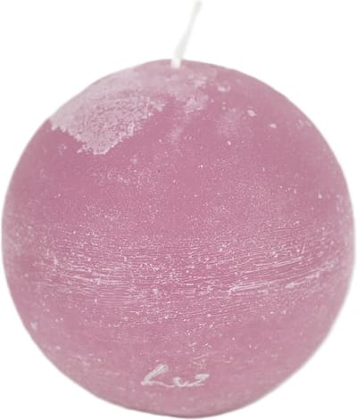 Rasteli Luz Your Senses Kaars-Bolkaars Paars Roze D 8 cm per 2 stuks