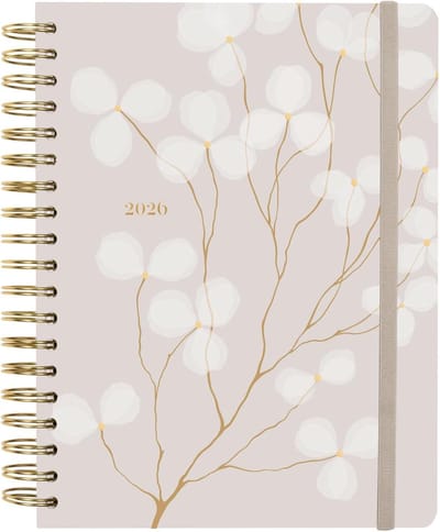 Famanu – Planner 2026 B5 met horizontale weekweergave, harde kaft, dubbele spiraal en extra schrijfruimte voor intensief gebruik