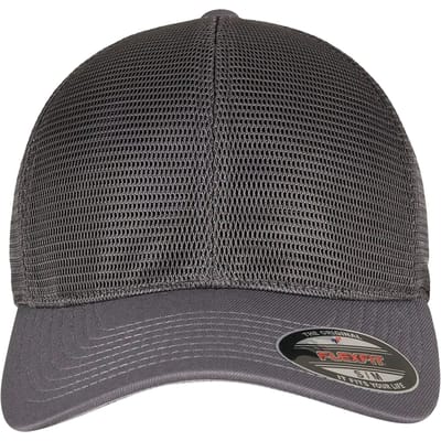 Flexfit - YP CLASSICS 360 OMNIMESH CAP charcoal one size Pet - Grijs