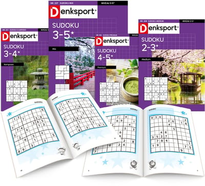 Denksport Sudoku puzzelboek pakket nr. 11