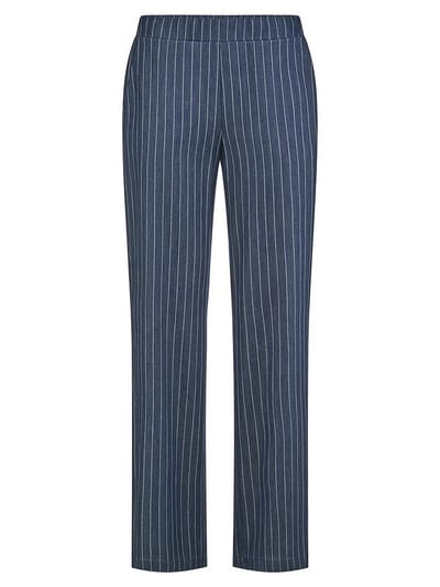 Wide Fit-broek Van Peter Hahn blauw