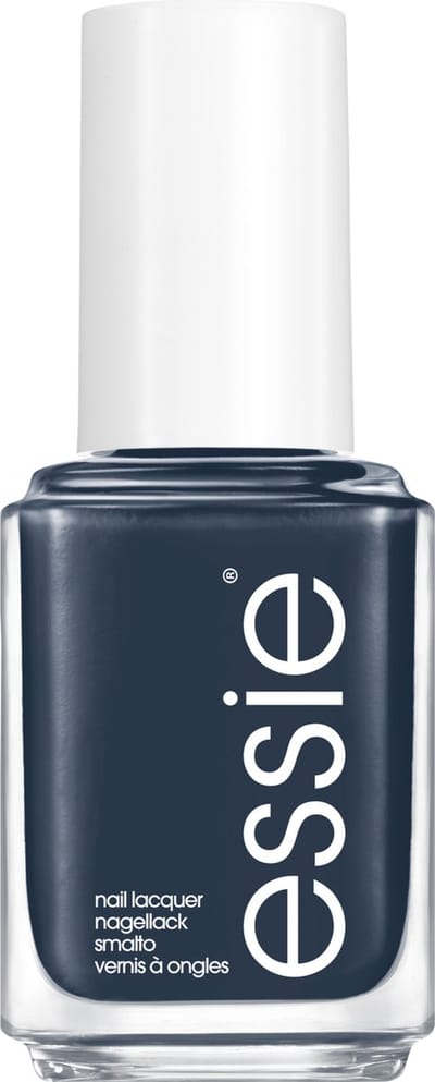essie - winter 2022 limited edition - 879 carols and caviar - blauw - glanzende nagellak - 13,5 ml