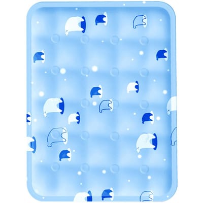 Tapis Rafraîchissant pour Animaux de Compagnie Imperméable Doux Résistant aux Rayures Sûr Épais Chat Chien Coussin de Glace Lit pour l'Été Type 2