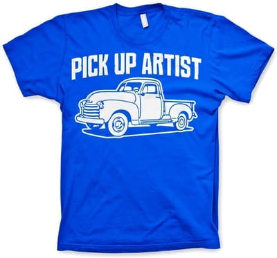Hybris Pick-up artist T-shirt blauw