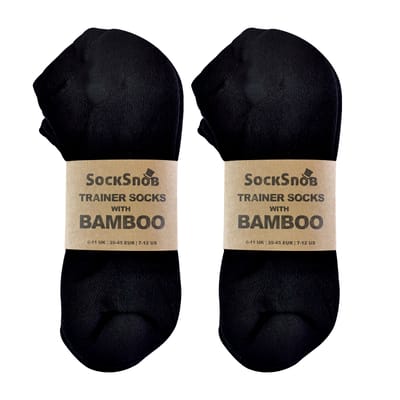 Sock Snob - Unisex 12 paar bamboe katoenen sportsokken