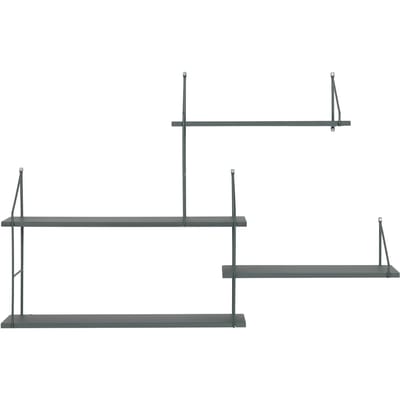 vrijhangende planken met frame House Nordic Harlem (x4)