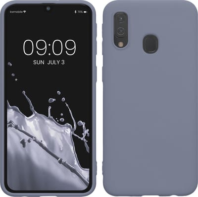 kwmobile telefoonhoesje geschikt voor Samsung Galaxy A40 - Hoesje voor smartphone - Back cover in lavendelgrijs