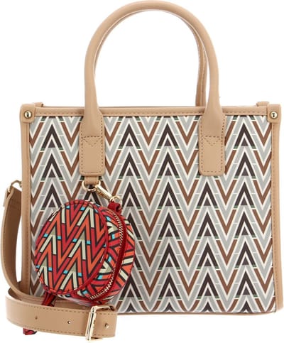 VALENTINO Schoudertas Handtas Tonic Tote Beige / Multicolor Veelkleurig