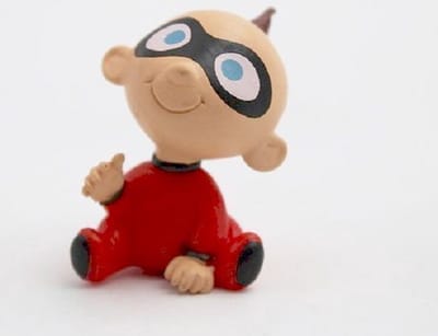 Jack-Jack - The Incredibles - de verschrikkelijke met masker - Baby - Bullyland - speelfiguurtje - 5 cm