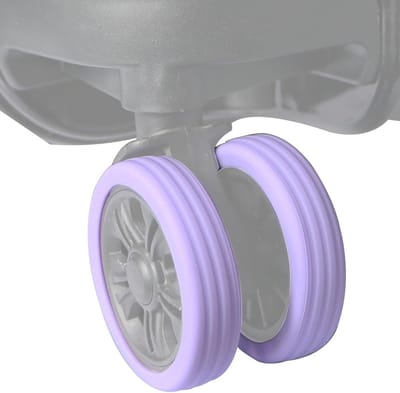 Set van 8 Draagbare Koffers Wieltjes Beschermhoezen voor Spinner Wielen - Ideaal voor Reisbagage en Kofferaccessoires