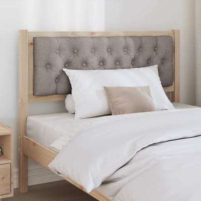 vidaXL - Hoofdbord - Anders - Bruin - en - taupe - 100 - cm - Massief - grenenhout