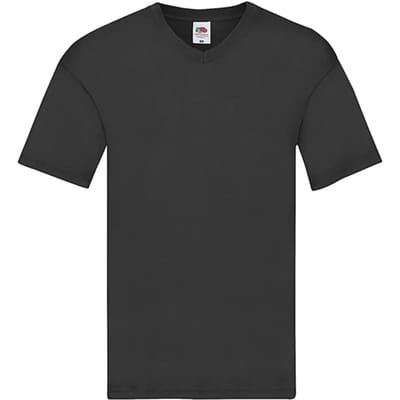 T-shirt met V-hals Fruit of the Loom Original