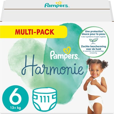 Pampers Harmonie - Maat 6 (13kg+) - 111 Luiers - Multi-Pack