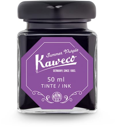 Kaweco - Ink bottle - Summer Purple - potje vulpeninkt - Paarse originele Kaweco-inkt in 50 ml glas