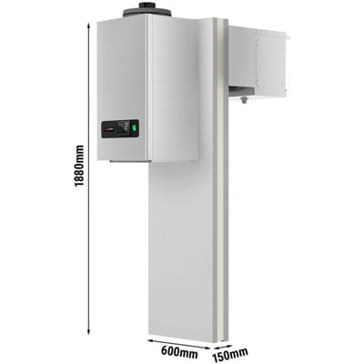 GGM Gastro Edelstahl Wand-Tiefkühlaggregat - maximal für 7,5 m³ Zilver