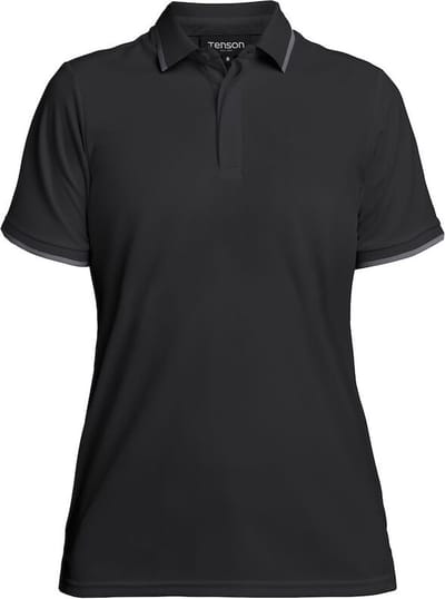 Tenson TXlite Q-Dry Polo 465018078 - Zwart - L