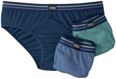 ATLAS FOR MEN - Set van 3 comfortabele onderbroeken - Heren - Verkrijgbaar in grote maten - 4XL