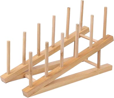 Houten Puzzelstandaard - Opbergrek Display - Puzzels Organiseren - Ruimtebesparend Ontwerp - 30 x 13 cm - Natuurlijk Hout
