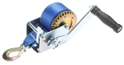 Handlier lier blauw 600 LBS 270 kg 6 m met duurzame kabel