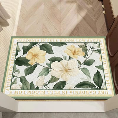 Cartoon Vloermat Tapijt Deurmat Vloermat Slaapkamer Absorberend Huishouden Toilet Badkamer Antislip Deuringang Kan 40 * 60cm silk circle