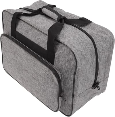 Naaimachine Tas - Opbergtas Accessoires - Naaiwerk Organiseren - Meerdere Vakken - 46 x 23 x 31 cm - Grijs