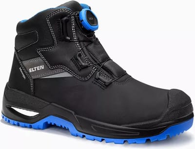 Elten hoge werkschoenen STEFANO XXSG BOA zwart blauw S3 maat 40