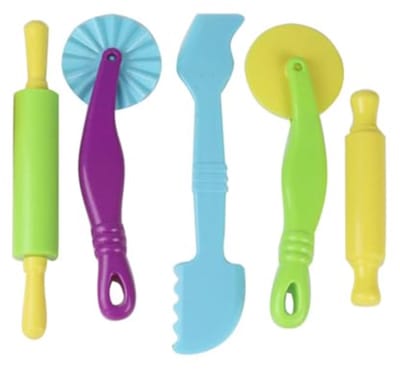Kneedgereedschap en Accessoires voor Kinderen - 5 Stuks Plasticine Modelleren