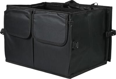 Benson Kofferbak organizer - waterdicht - zwart - duurzaam nylon - inklapbaar - met vakken en netten