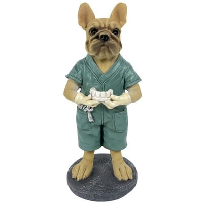 Beeldjes Signes Grimalt Bulldog Tandarts Hond