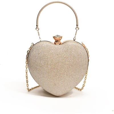 Niche Design Mini Tas voor Dames Nieuwe Trendy Mode Ketting Crossbody Tas Ins Temperament Handheld Liefdestas beige