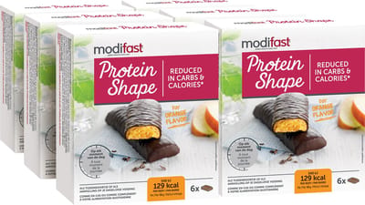 Modifast Protein Shape - Repen - Sinaas & Pure Chocolade - 6 x 186 gr