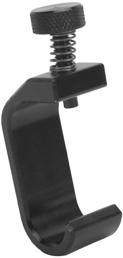 Dailygoods- Bagagedragerklem Aluminiumlegering - Motorfiets Bagagedragerhaak - Geschikt voor GTS 150/300 - Zwart/Zilver - Hoogwaardige Stabiliteit - Duurzaam Vakmanschap