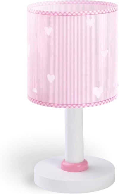 Thuys – Tafellamp Kinderkamer – Kndernachtlampen – Bureaulamp – 15cm x 15cm x 29cm – Roze