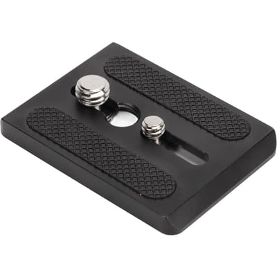 Plaque à dégagement rapide pour trépied Tête de trépied pour appareil photo reflex Adaptateur de plaque Filetage 1/4 pouce 3/8 pouce pour Sachtler FSB 6T FSB 8T DV2 DV 8 black