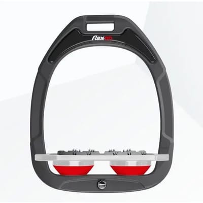Platte Ultra Grip Beugels Antraciet/Grijs/Rood Flex-On Green Composite