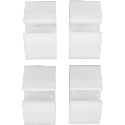 4 stuks Huisdierhek Steunvoeten Driehoekige Hondenafrastering Versterkingssteunvoeten voor Deuropening Hal Portiek Trap