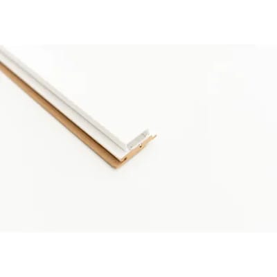 Maestro Latt Led Profielset - White Pvc-profiel + Onderlat - 277cm - 54x20mm