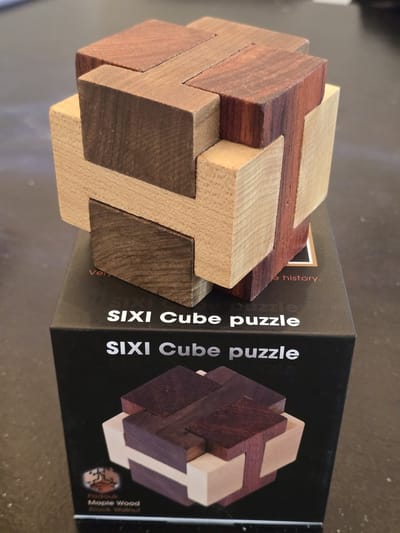 Eureka 3D VIP puzzel - Sixi cube puzzle