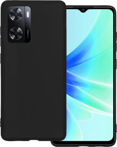 Hoesje Geschikt voor OPPO A57 - Sterk & Shockproof - Hoes Cover - Siliconen Case - Zwart