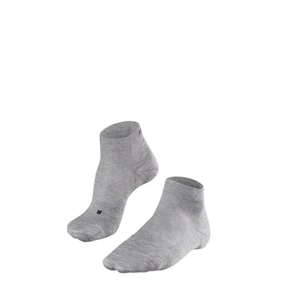 FALKE GO2 Short anti-blaar katoen functioneel materiaal golfsokken heren grijs - maat 39-41