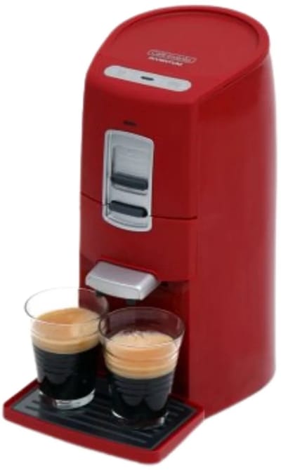 Inventum Koffiepadapparaat HK5 - 1,3L - Zwart - 34 cm - Geschikt voor standaard pads van bekende merken zoals Senseo