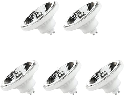 Spectrum GU10 LED Spot AR111 - 12 Watt - 230V - 1200 Lumen - 3000K Warm wit - Gezellig licht - Energiezuinig - 5 stuks