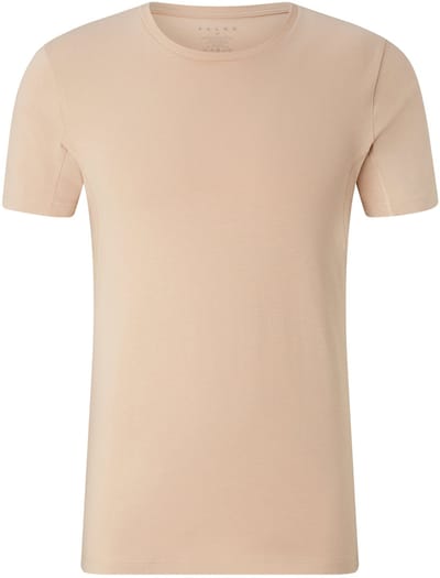 FALKE Daily Climate Control Round Neck sneldrogend katoen top van onderlaag heren bruin - maat L