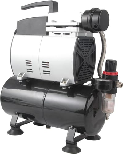 Fengda High-End Airbrush mini compressor met luchttank AS-600