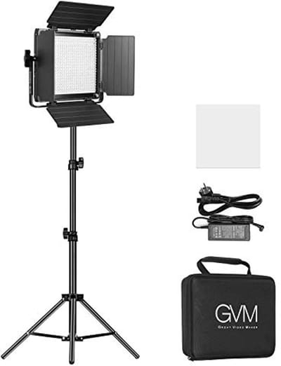 Dimbare LED Videolamp met Statief en APP Controle voor Fotografie en Videoproductie
