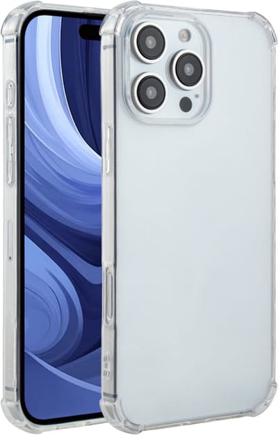 Mobile5 - Apple iPhone 16 Pro Max - Hoesje transparant - Schokbestendig