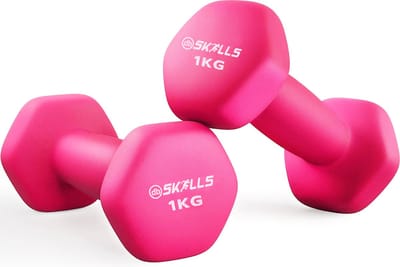 Weekend aanbieding: db SKILLS 1KG nu voor € 17,95 een set dumbbells van 2 stuks - gewichten - fitness - sport