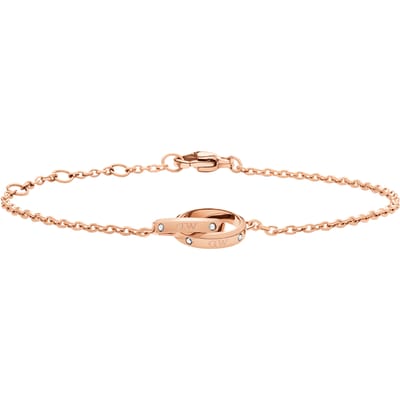 DANIEL WELLINGTON CLASSIC LUMINE DW00400355 ROSEGOUDKLEURIGE ARMBAND MET ZIRKONIA'S 1 STUK