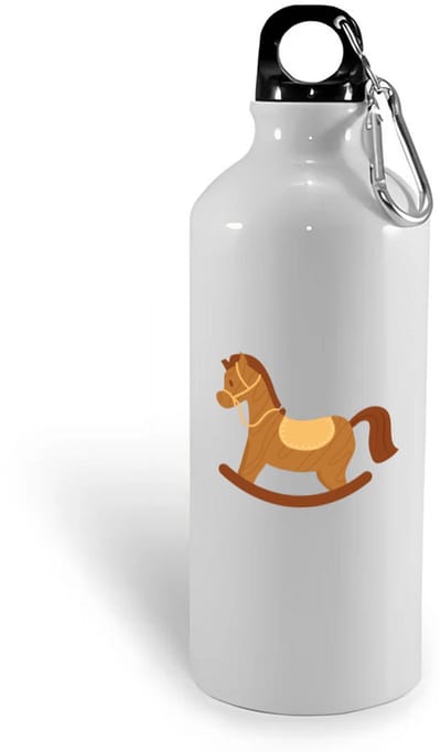 Hacebo® - Hobbelpaard waterfles - Paarden - Paardrijdsters - Hobby horse - speelgoed - water fles - 400ML