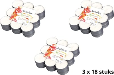 Bolsius Theelichten true moods new energy 3 x 18 stuks ( VOORDEEL SET )